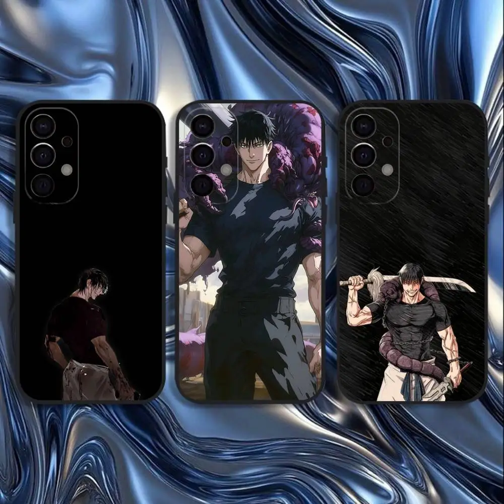 

Чехол для телефона Anime Fushiguro Toji для Samsung S25, S24, S21, S22, S23, S30, Ultra, S20, Plus, Fe, Lite, 5G, черный чехол