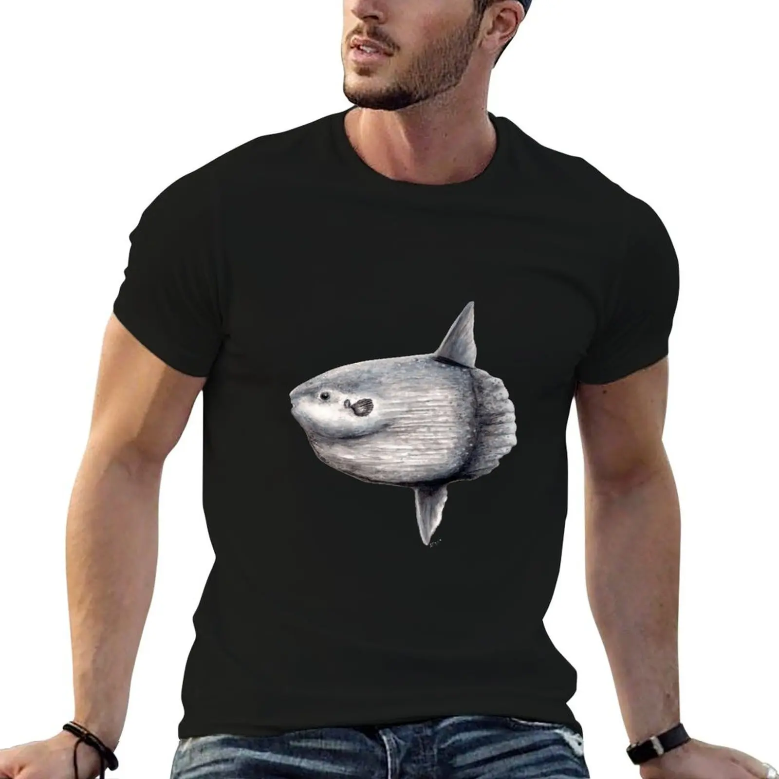 

men t sunfish shirts man shirts shirt prints with (Mola mola) man T-Shirt for graphic t t Ocean