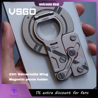 New VSGO Portable Magnetic Phone Stand Photography Tripod Compatible with iPhone magsafe ultra-thin and lightweight collapsible