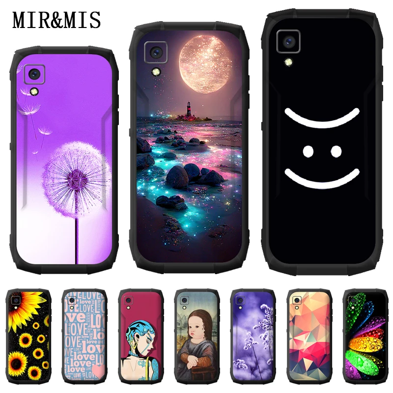 2 IN 1 For Cubot Kingkong Mini 3 Case Fashion Style Painted Soft Case For Cubot Kingkong Mini 3 With Ceramic Screen Protector