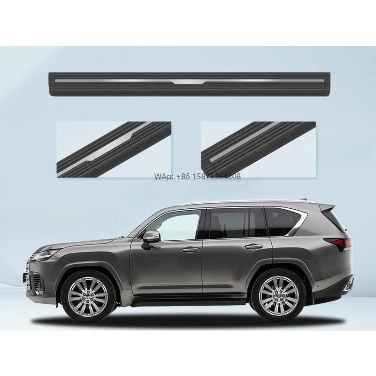For Lexus RX450 2023+ Aluminum Alloy Automatic Retractable Pedal Intelligent Dedicated Electric Pedal Accessories