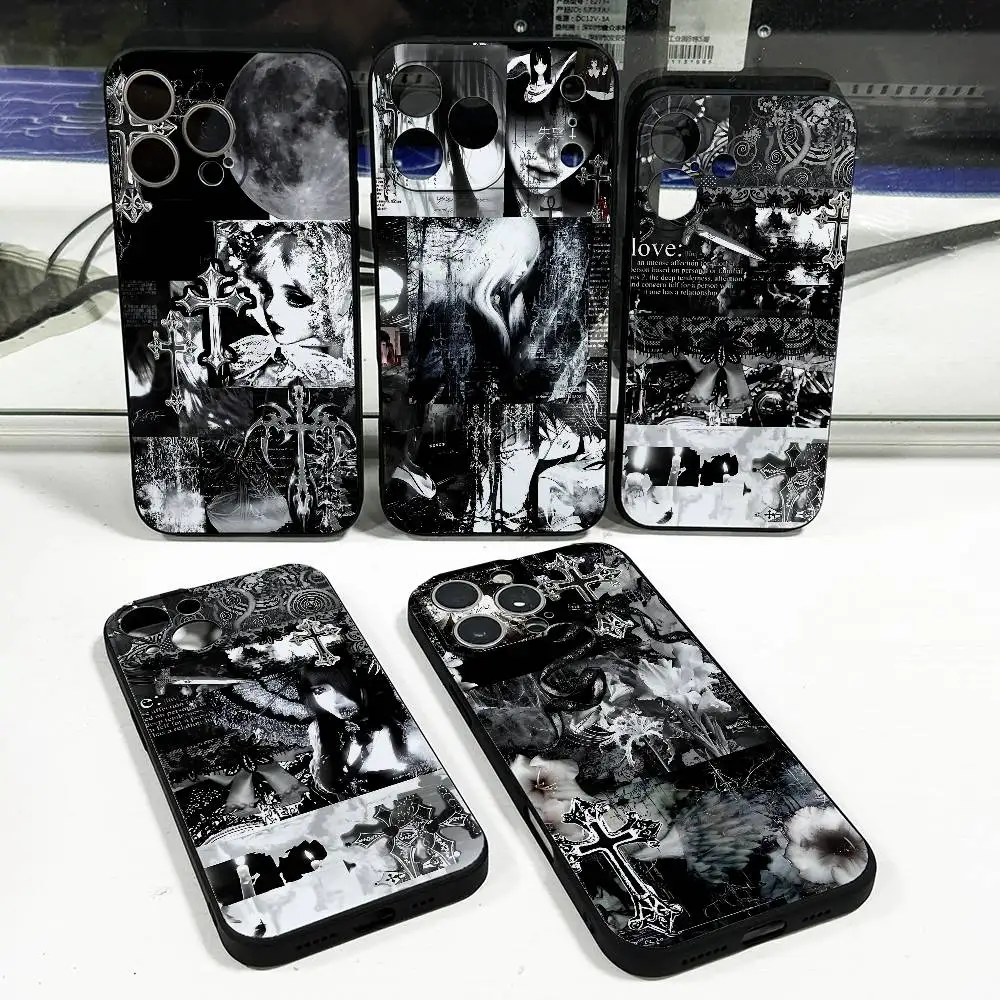 

Emo Idk Dark Phone Case For iPhone 15,16,17,13,14,11,12,Pro,Max,Plus,E,Air,Mini Protect Shell