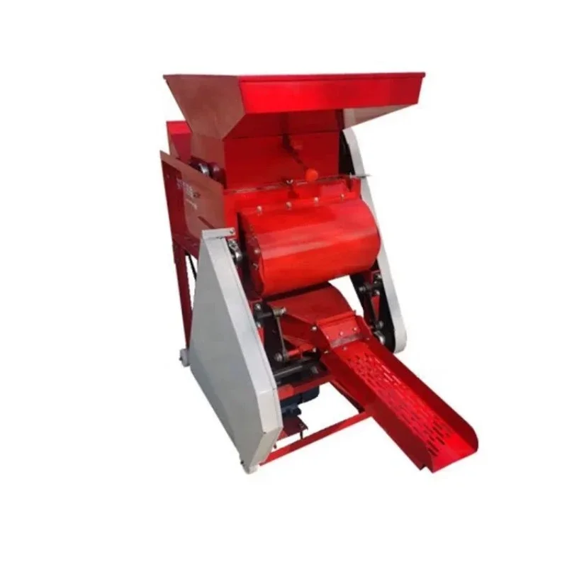 OEMPeanut seed shelling machine, household double fan peanut kernel shell separator