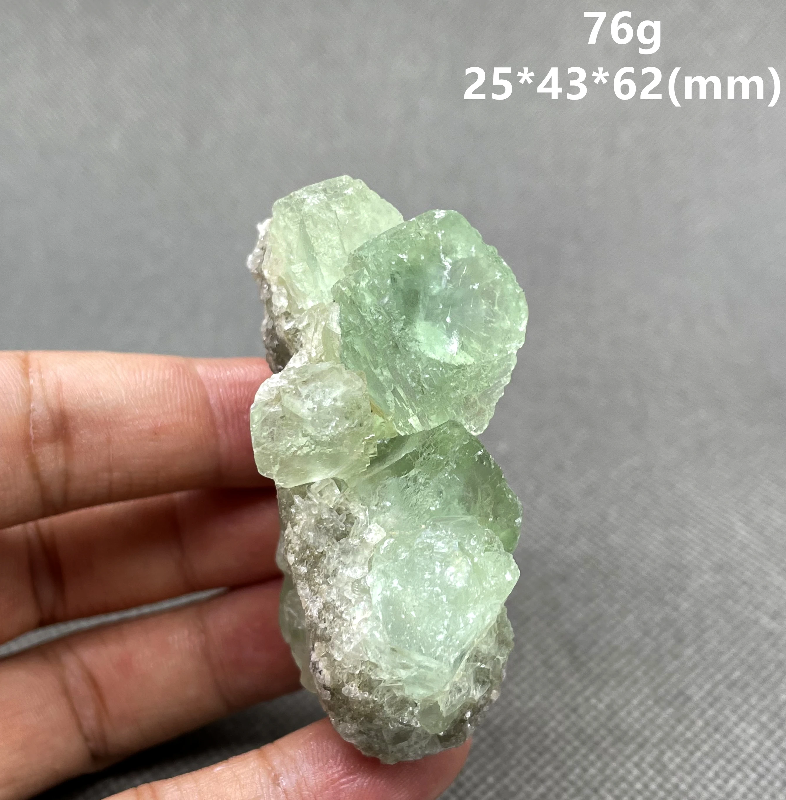 

NEW! 100% Natural transparent green fluorite mineral specimen Stones and crystals Healing crystal