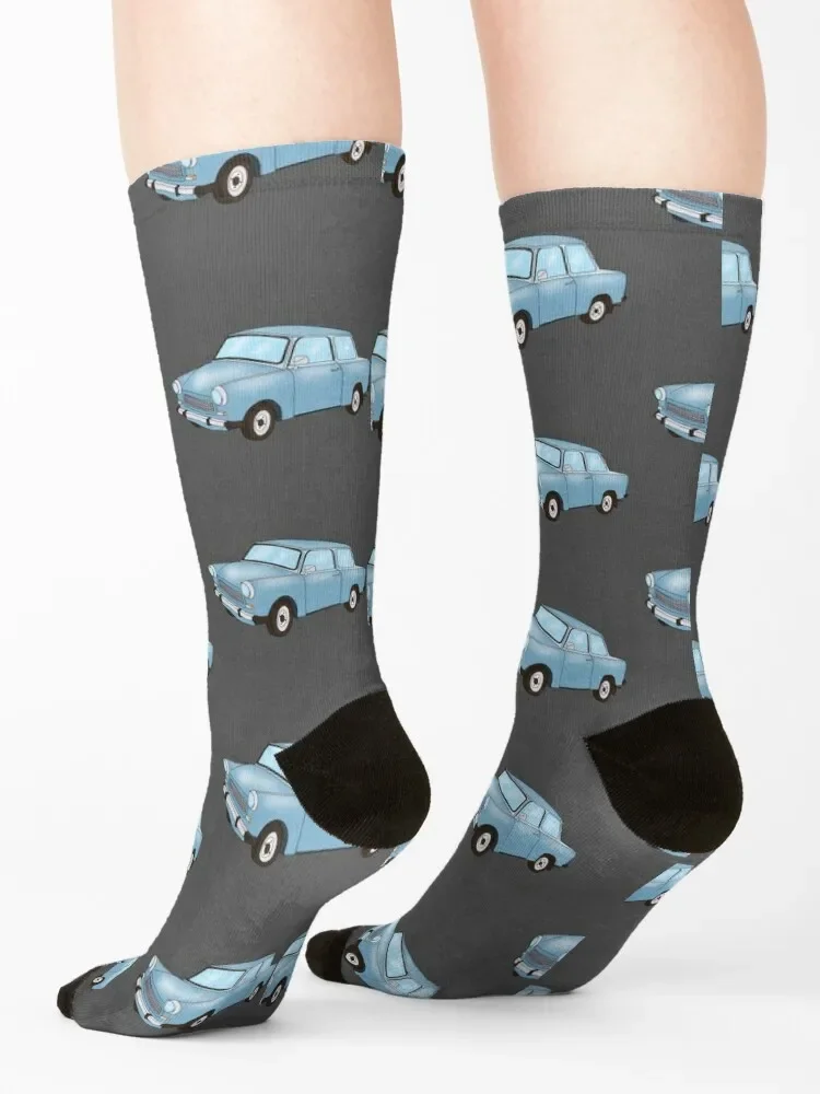 Trabant oldtimer car Socks designer brand hiphop Stockings compression christmas gift Ladies Socks Men's