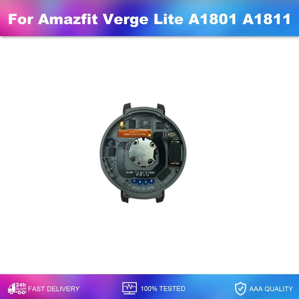 For Huami Amazfit Verge Lite A1801 A1811 Smart Watch Charging Battery Back Cover With Heart Rate Flex Cable