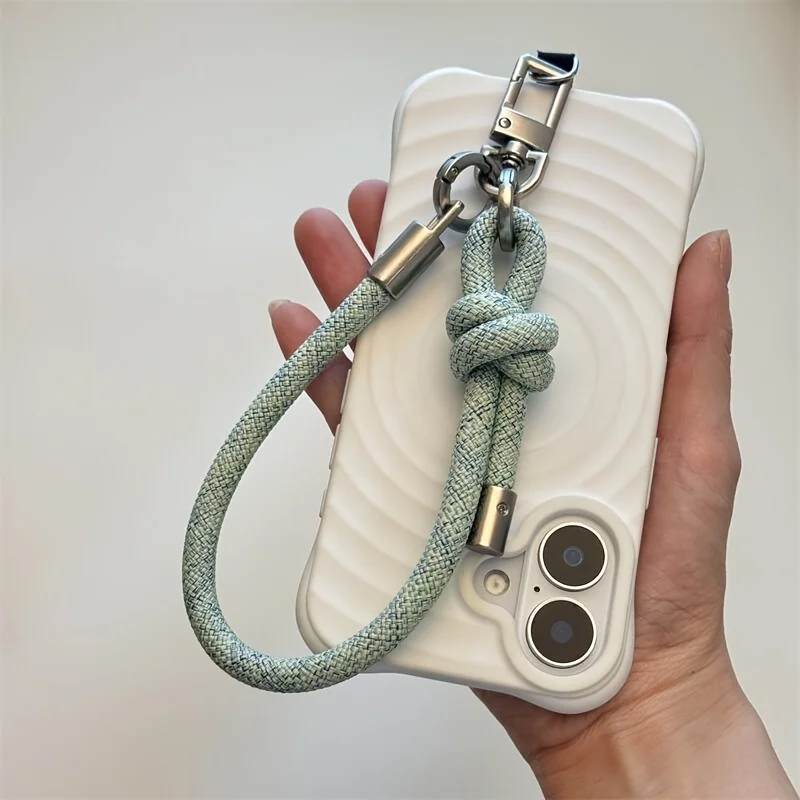 Verstellbares Handy-Umhängeband in Natürlicher Titan-Optik – Geeignet für Handgelenke, Outdoor-Anti-Verlust-Einsatz, Kameras und Telefone; Auch Funktional