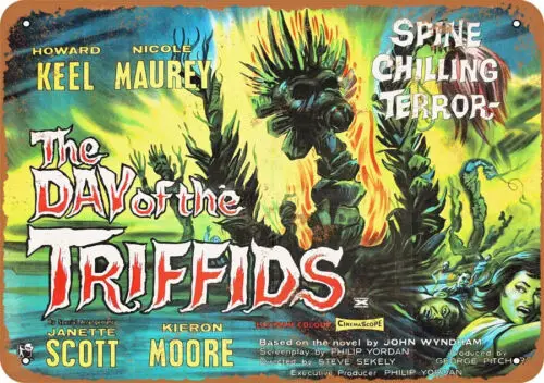 Metal Sign Day of the Triffids 1962 10