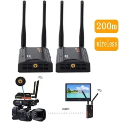 200m HDMI Extender Wireless Transmission Transmitter Receiver Live Streaming Share for Camera Video Camcorder PC To TV Monitor