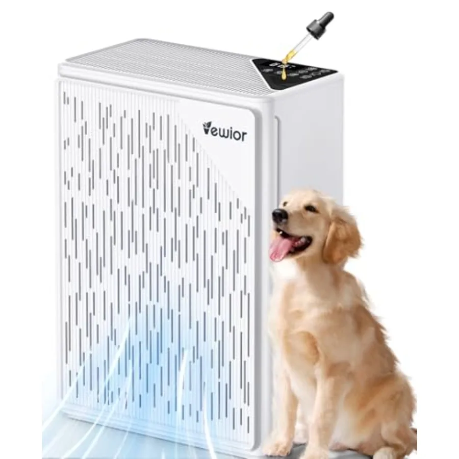 

Air Purifiers for Home Large Room up to 2535ft, H13 True HEPA Air Cleaner for Bedroom with PM2.5 Display Auto Air Quality Senso