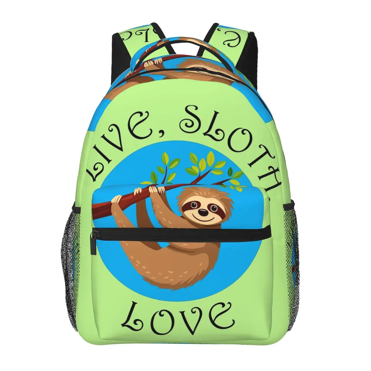

Sloth Love Sloth Art Sloth Fun Student Backpack School Bag Hiking Travel Daypack for Men Women Fashion Bookbag Shoulder Bags