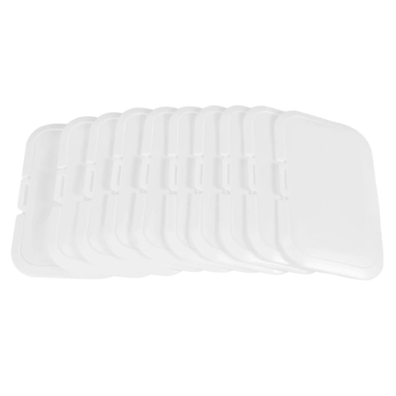 10 Stück wiederverwendbare Baby-Feuchttücher-Deckel, Baby-Feuchttücher-Abdeckung, Taschentuchbox, feuchter Papierdeckel