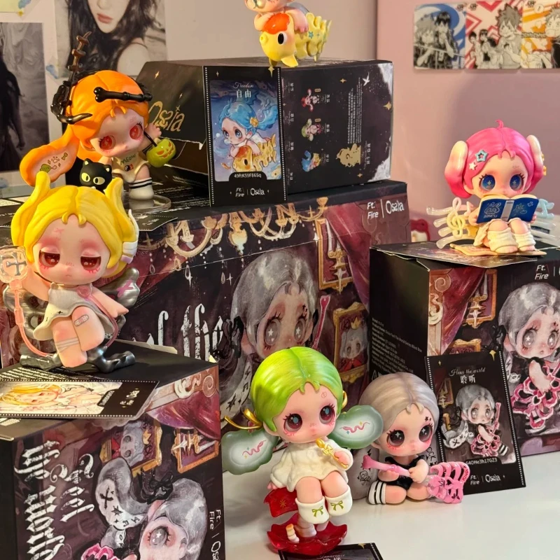 

Ossia Perception World Blind Box Крутая аниме-фигурка Mystery Box Сумка-сюрприз ПВХ Декор для рабочего стола Collect Kawaii Doll Toys Girl Gift