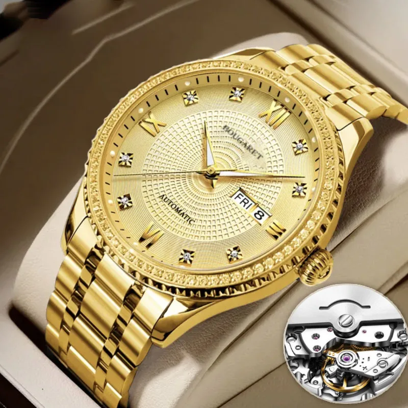 ZH216 新しいファッショナブルなメンズ腕時計、カジュアルファッション、防水夜光カレンダー、ダイヤモンド象嵌クォーツ時計、男性用腕時計