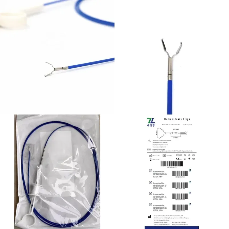 17mm Large Opening Rotatable Handle Endoscopy Disposable Hemostatic Clips