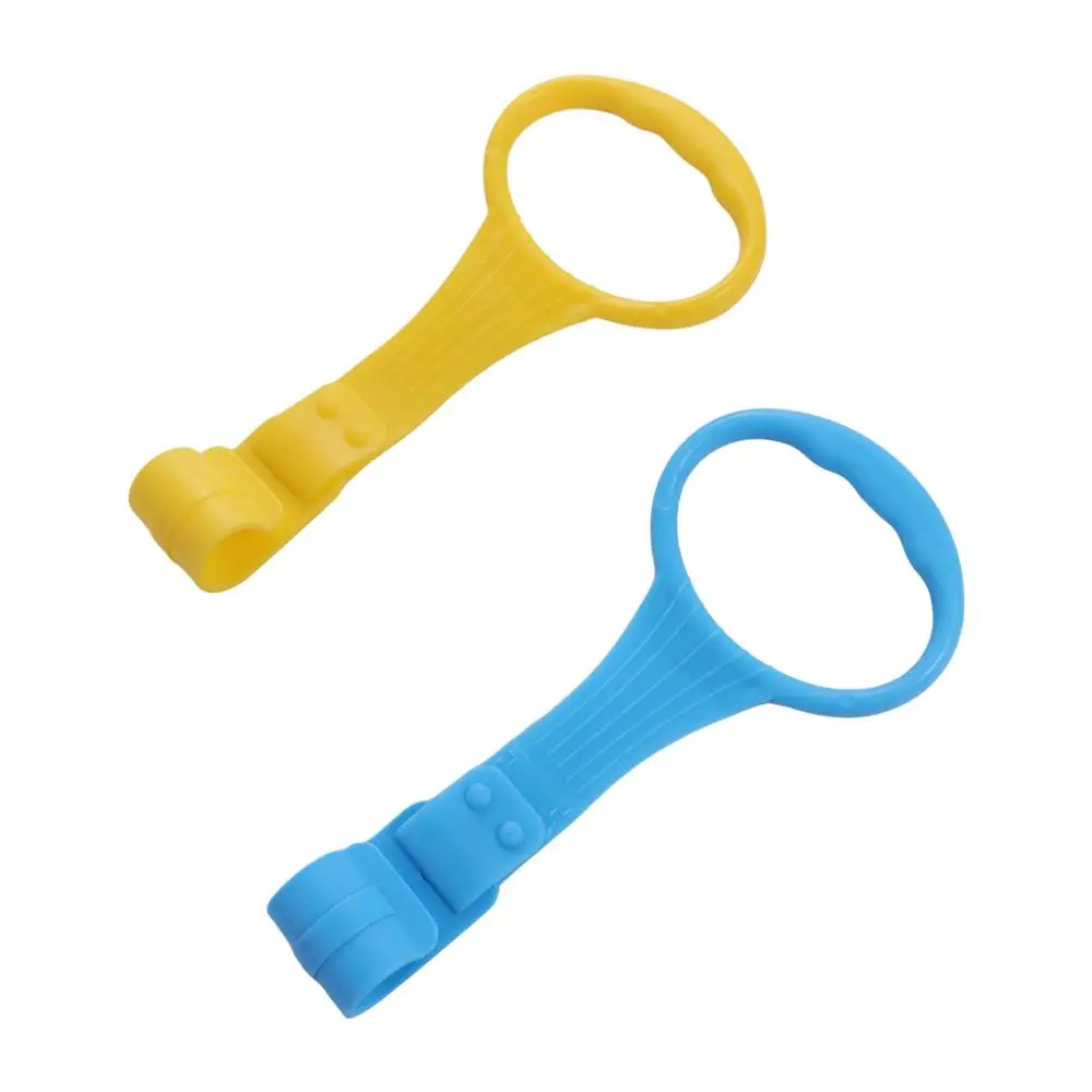Creatieve Plastic Trekring voor Kinderbox Bed Accessoires Effen Kleur Baby Trekring Kinderwagen Speelgoed Ring Kinderbox