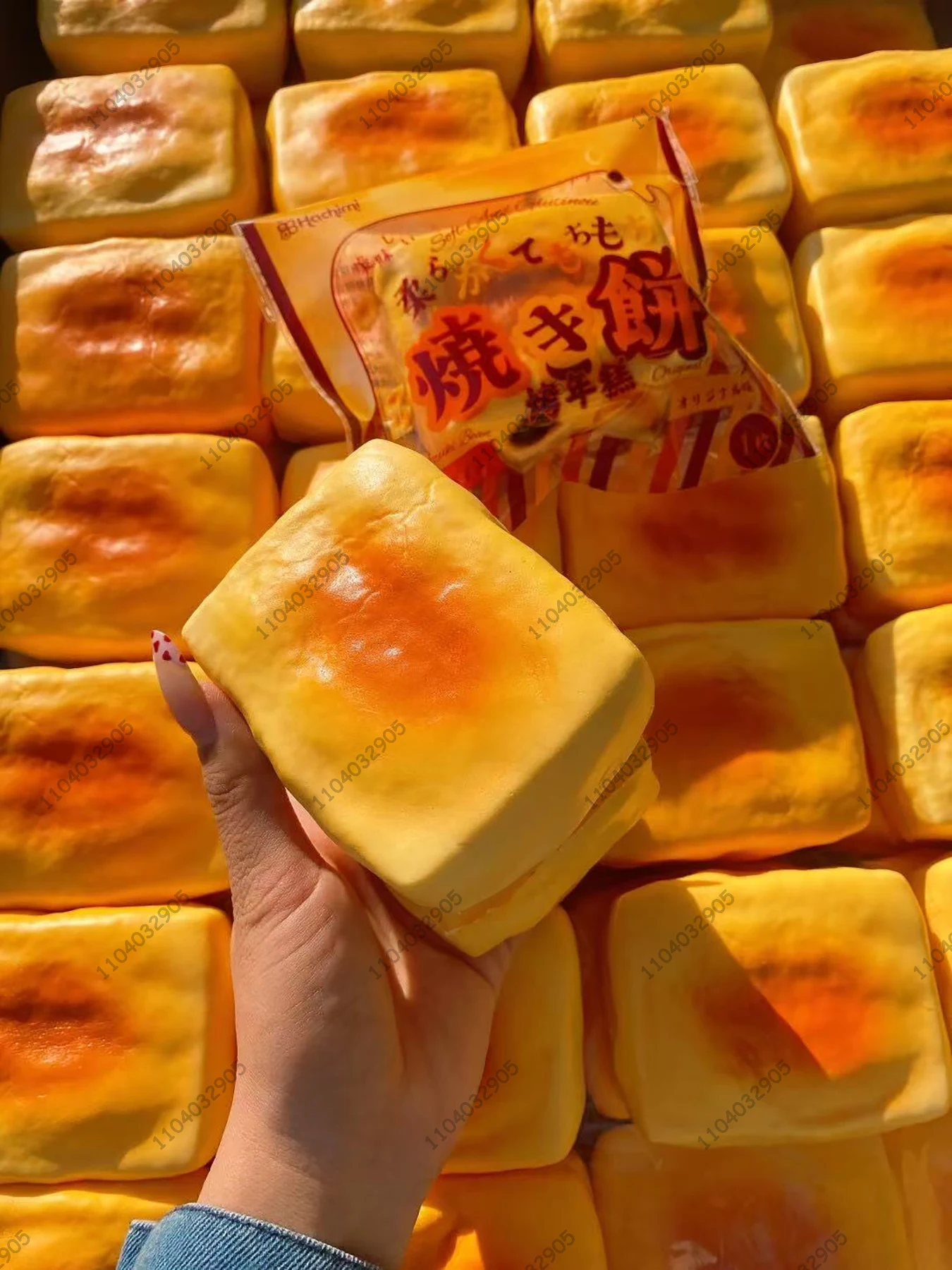Mochi aux haricots rouges grillés, Squishy à montée lente, gâteau au riz Mochi rempli de fromage, jouet à presser, rebond lent, libération du Stress, jouet de relaxation des mains