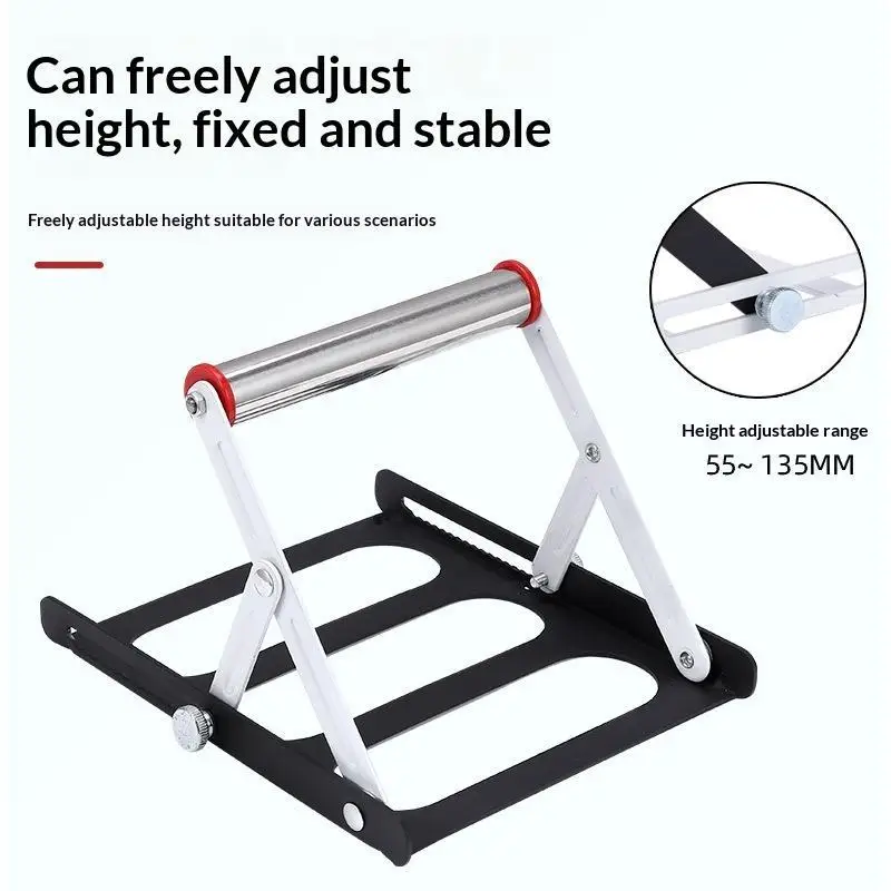 Portable Adjustable Height Table Saw Roller Stand Attachment Miter Cutting Machine Support for Outdoor Carpentry Work