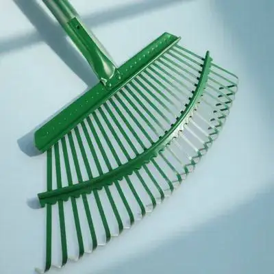 

Garden Tool Leaf Rake Lightweight Metal Hand Rake For Lawn Yard Pine Needles Shrubs Artificial Turf Heavy Duty Yard Work