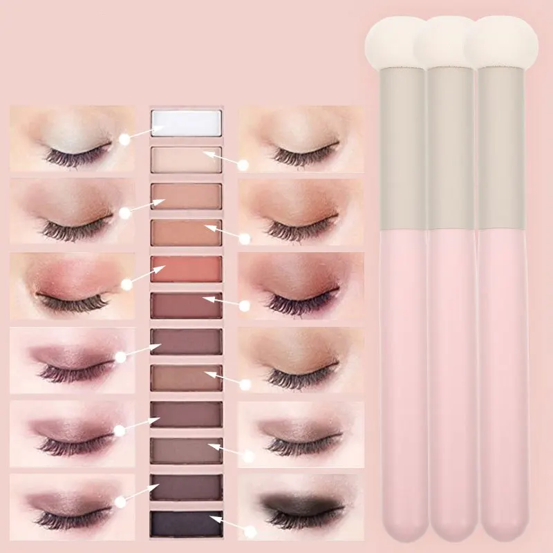 ミニキノコ型コレクターブラシ,柔らかく,化粧品,メイクツール,コンシーラー,実用的