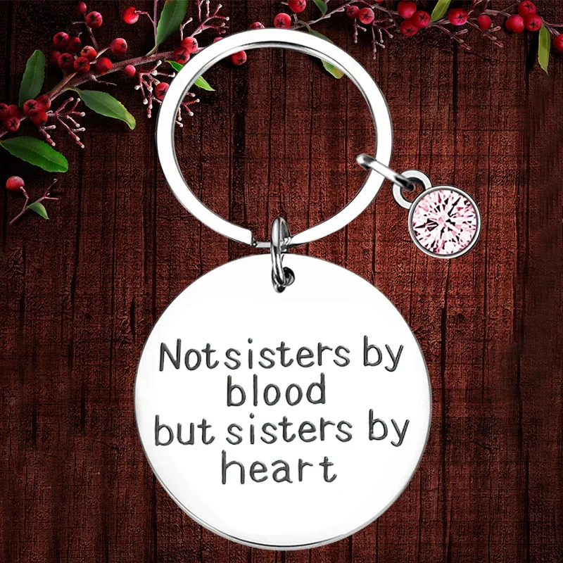 

Metal Best Friends Keychain Pendant Women Girls Friendship Key Chain Keyrings Not Sisters By Blood But Sisters By Heart