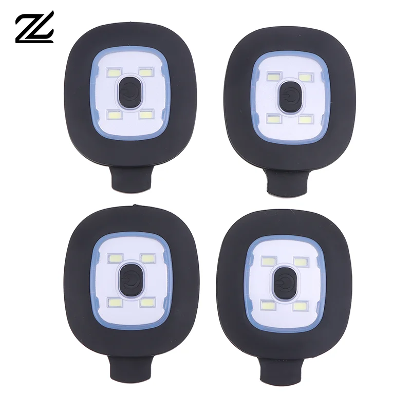 1/2/4Pcs USB Rechargeable Light For LED Hat Replaceable Headlamp Cap DIY Hat Light For Outdoor Cycling