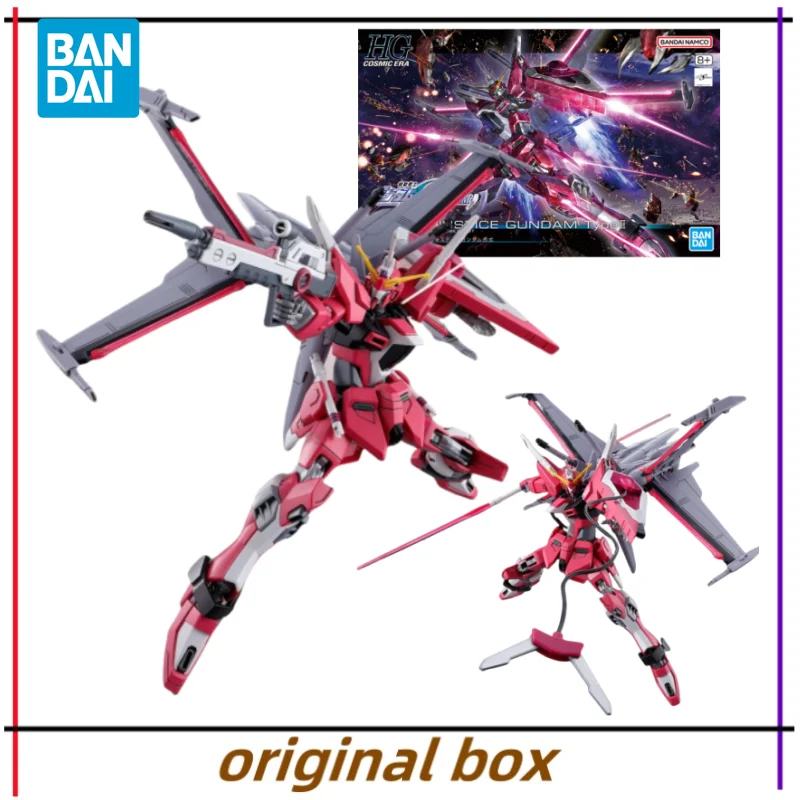 Bandai Figure Model HGCE251 ZGMF-X191M2 INFINITE JUSTICE GUNDAM TYPE2 Anime Toys Collectible Gift for Kids Genuine Brand New