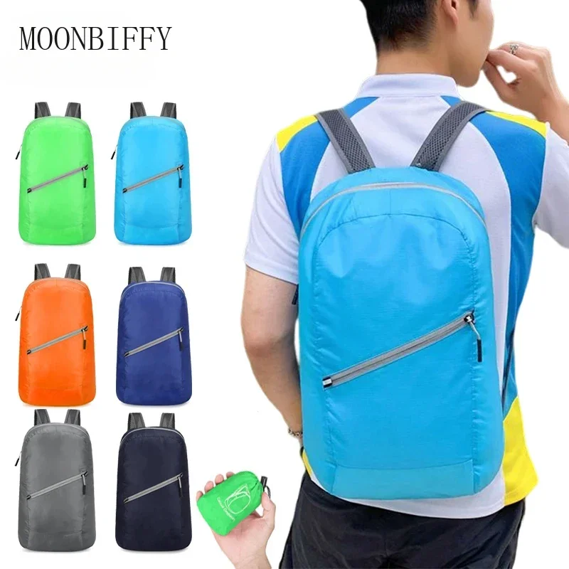 Lightweight Foldable Backpack Ultralight Outdoor Travel Backpack Men's Women's Slim Sports Backpack