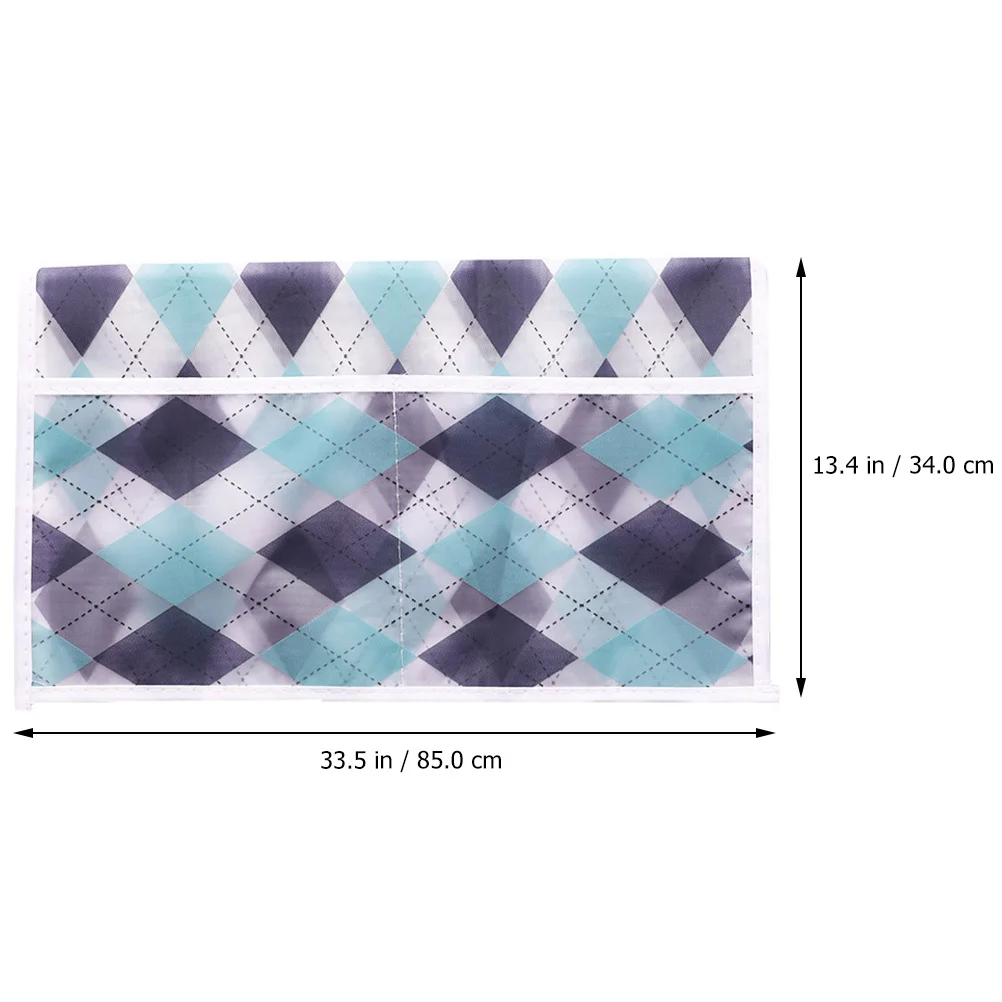 

2Pcs Microwave Oven Dust Cover Protector Cloth with Side Storage Pockets Home Use Microwave Oven Protective Cover Extending