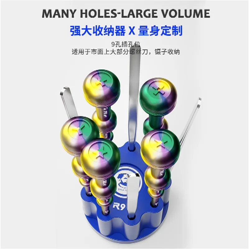 MECHANIC R9/R9-Pro Storage rack for tweezers and screwdrivers Mobile phone service tool screwdriver rotating storage box Tools