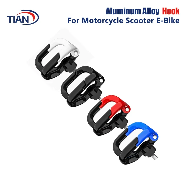 4 Color Multifunction Motorcycle Hook  Hanger Helmet Claw Double Bottle Carry Holders For Motorcycle Scooter E-Bike Accessories