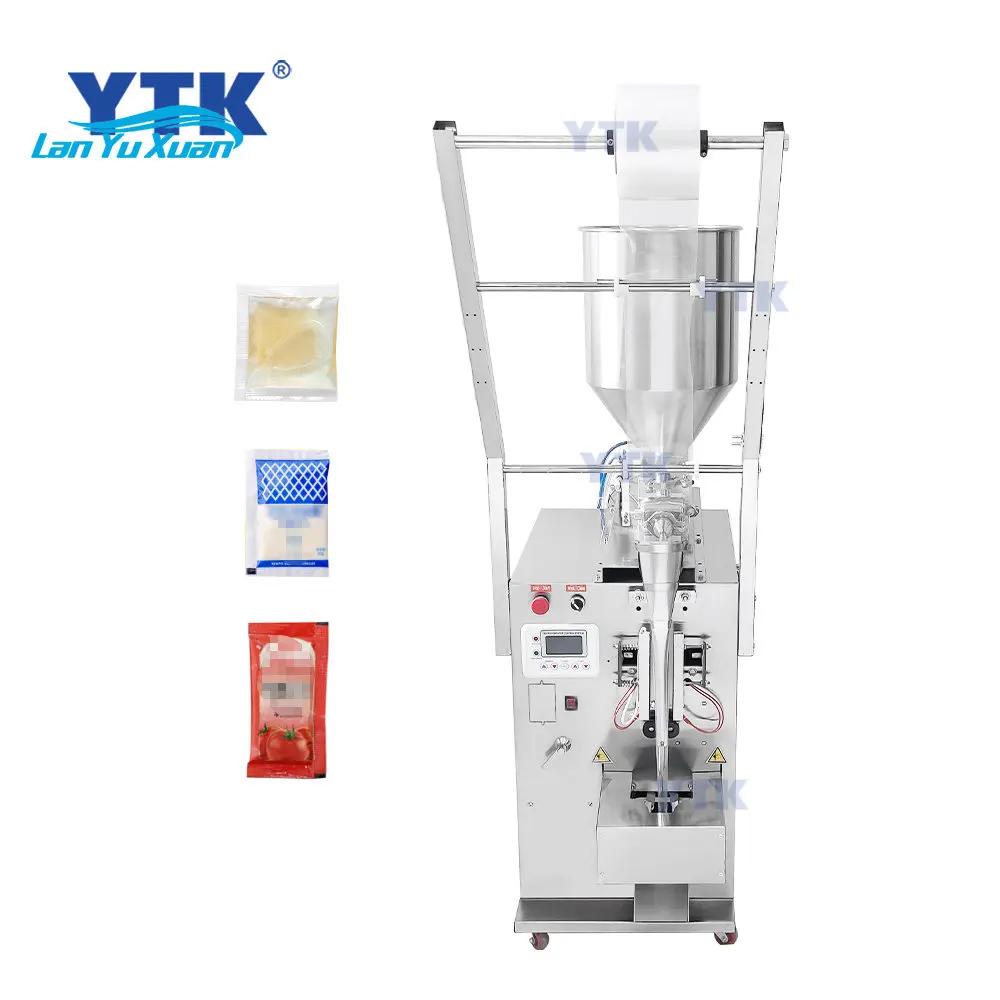 Automatic Vertical Small Bag Liquid Pouch Honey Stick Sachet Filling Packing Machine Milk Jam Soup Water Oil Packaging Machine