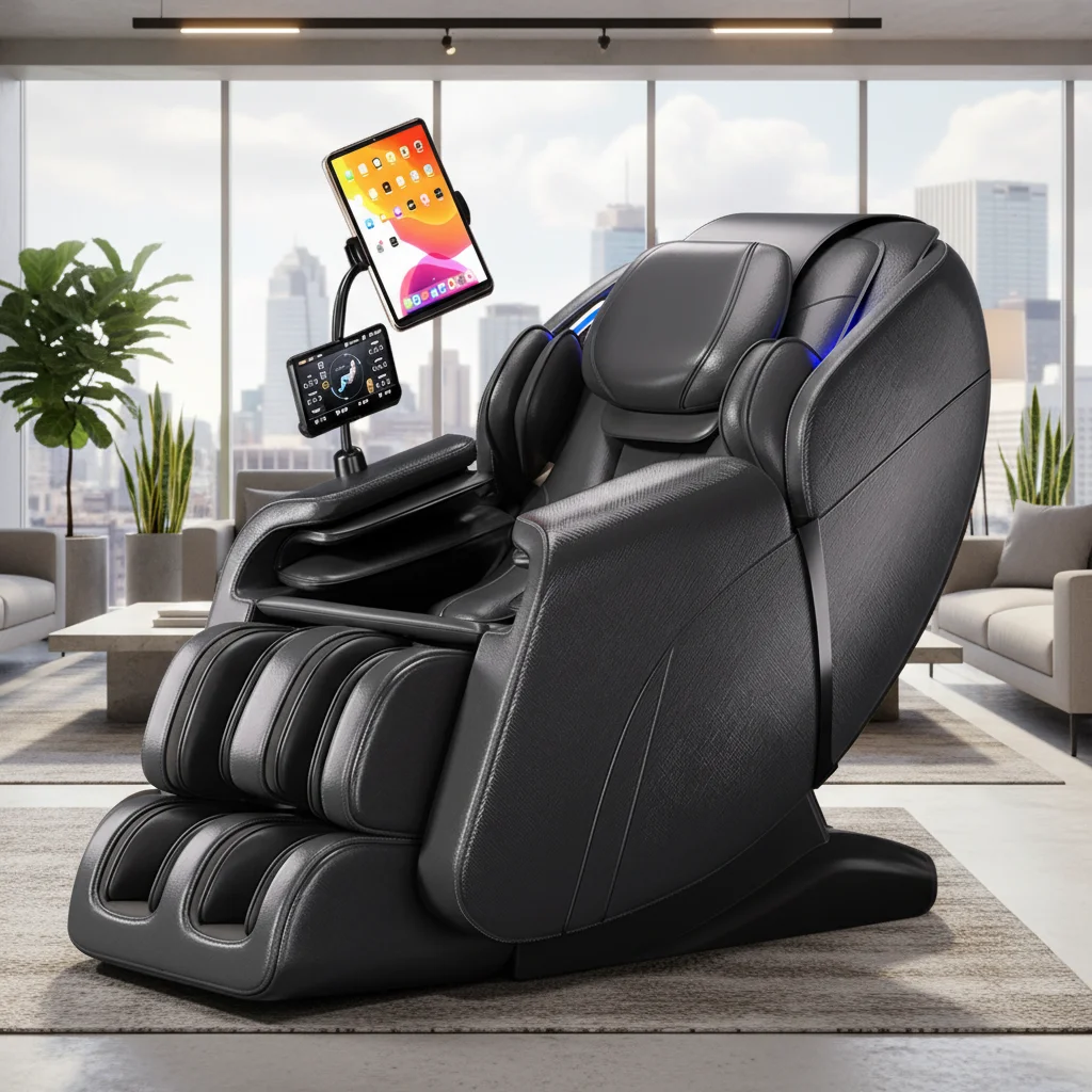 Zero Gravity Shiatsu Recliner Chair Full Body Massage Chair Massage Cushion With Heat and Music Control