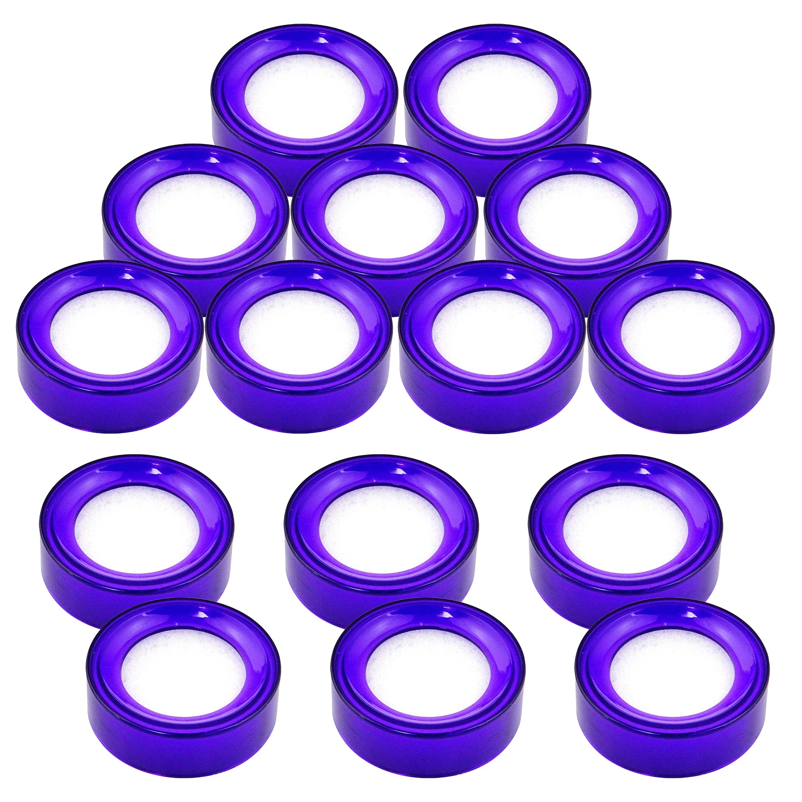 15 قطعة كوب إسفنجي لعداد المال: إسفنجة سطح المكتب المستديرة لعد الفواتير أداة ترطيب الإصبع للتعامل مع النقود وفرز المستندات #1