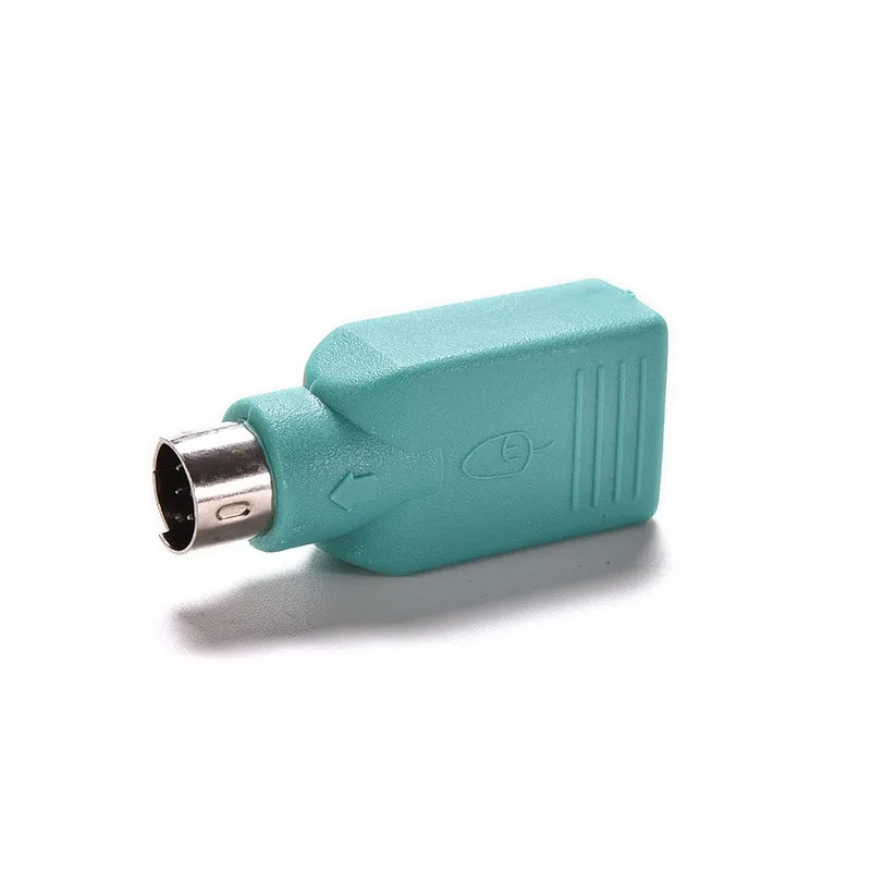 1PCS  USB Female To PS2 PS/2 Male Converter Adapter Keyboard Mouse Mice
