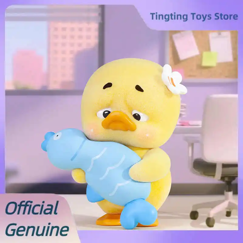 Genuine Upsetduck Stop The Spiral Duck Series Blind Box Desktop Ornament Model Toys Upsetduck Mystery Box Cute Figurine Gift