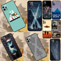The X Files I want to believe Case For iPhone 11 12 13 14 15 16 Pro Max Cover For iPhone 13 12 Mini XR X XS Max Plus