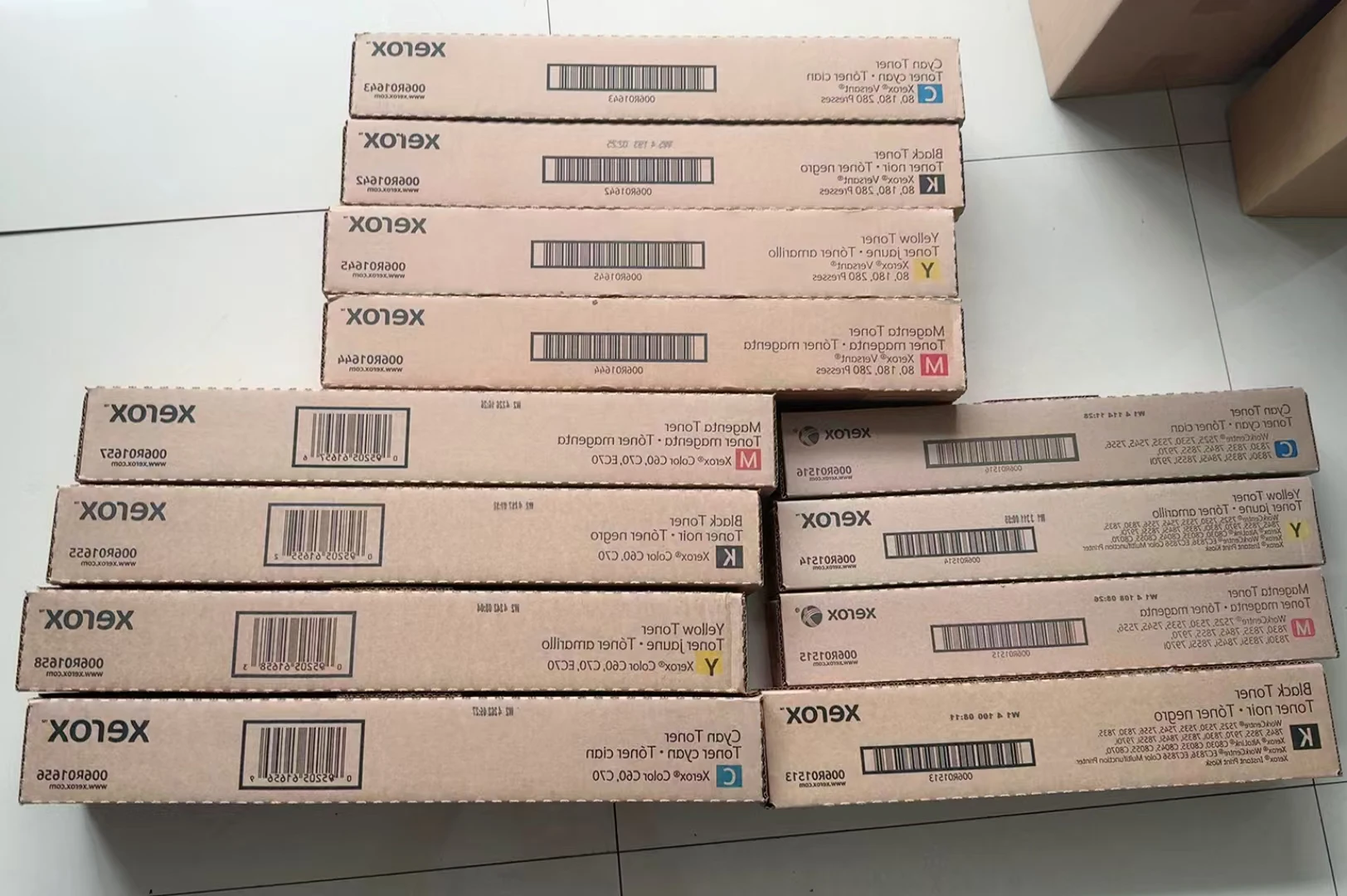 Original America  Version Toner Cartridge 006R01646 006R01649 006R01648 006R01647 Copier Toner for Xerox Versant Press V80 V180