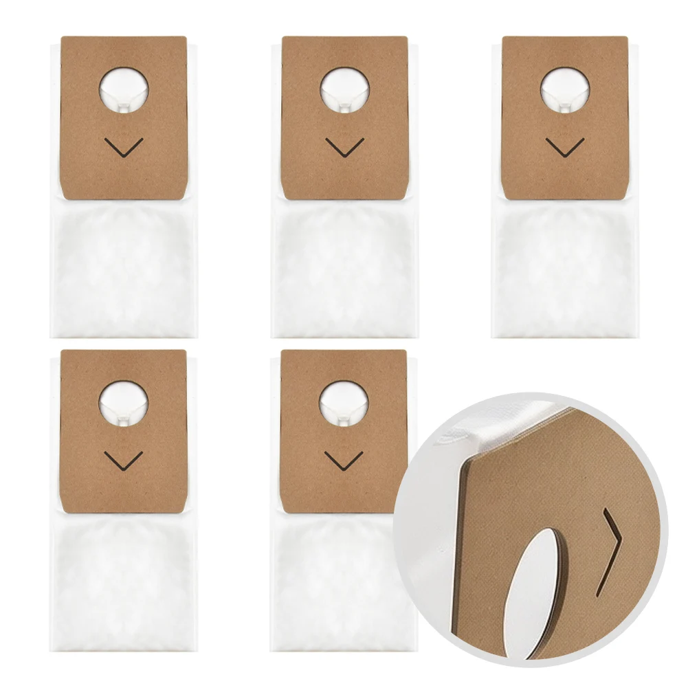 5 Piece Dust Bag Set For DS10 DUST STATION Cordless Vacuum Cleaner MC5394539 Non Woven Material Compatibility Focus