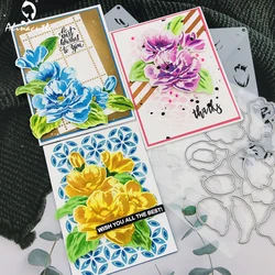 Alinacutle Layered Flower Stencils with Metal Cutting Die Cut Scrapbook Paper Craft Album Handmade Card Template Die Cutting