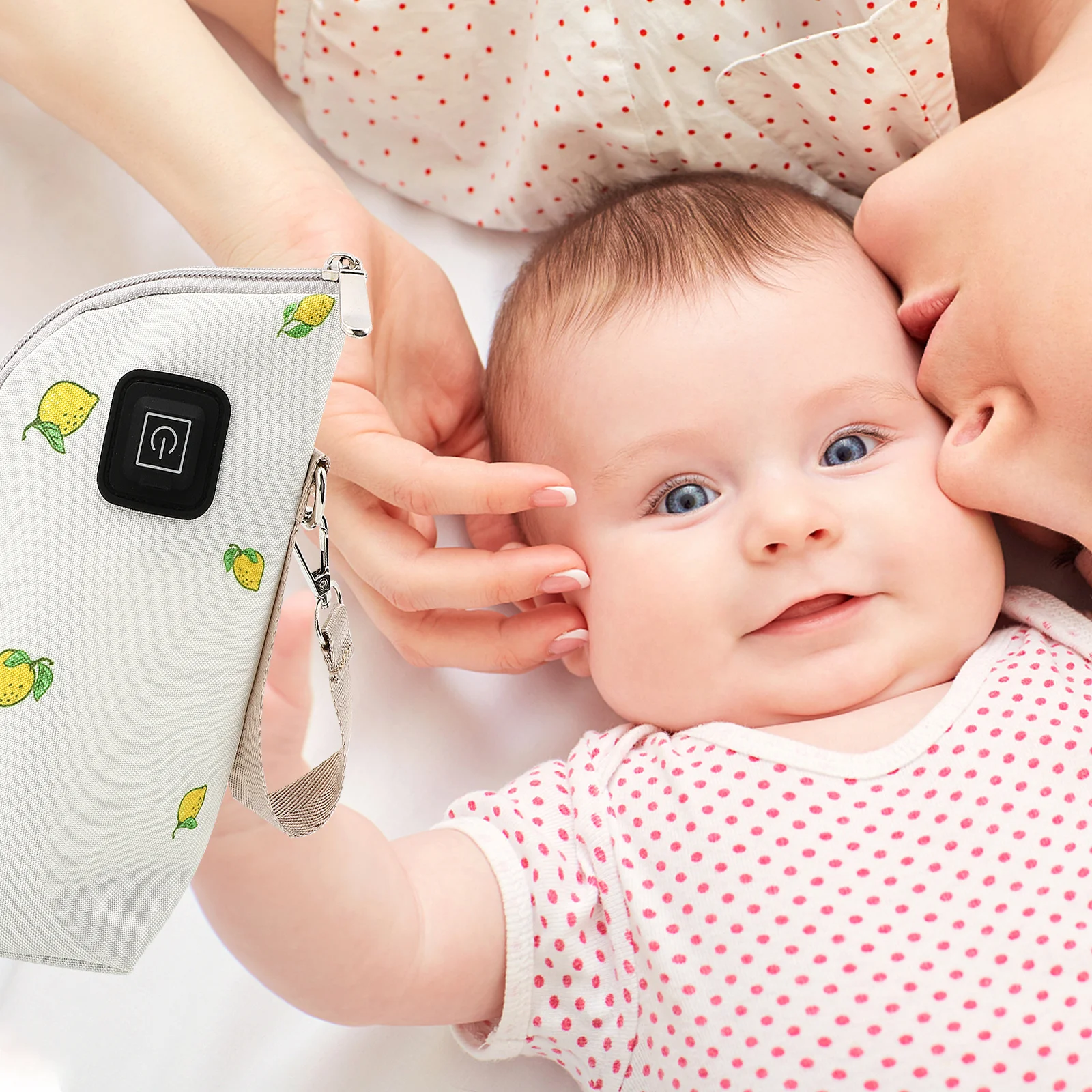 

1 Set Milk Thermal Bag Usb Charging Insulated Warmer For Night Feeding Car Travel 5V 3 Temperature Modes Bottle Heating Pouch