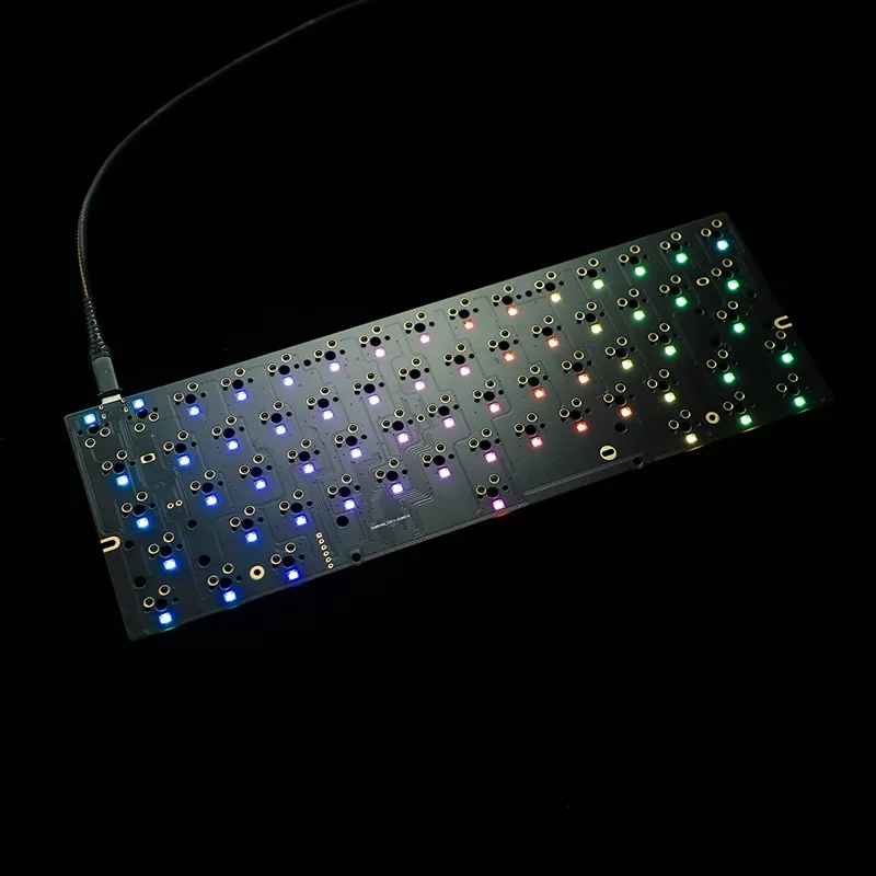 

Печатная плата HHKB для механической клавиатуры с RGB подсветкой Hotswap, пользовательская игровая клавиатура DIY, печатная плата