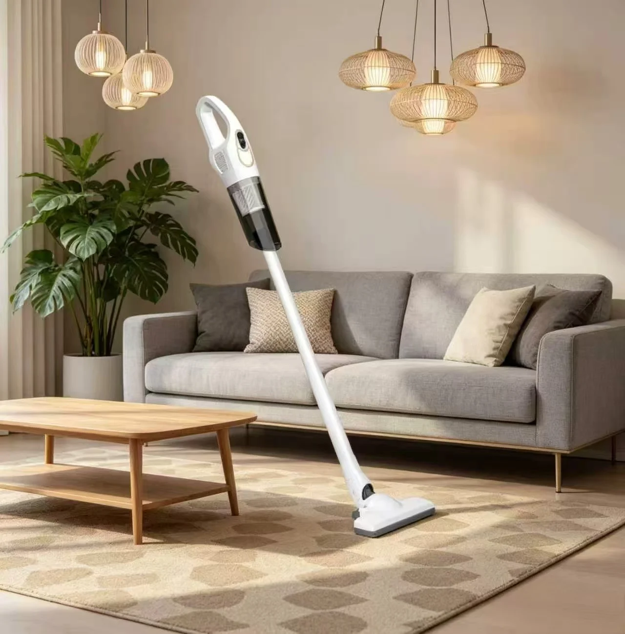 Household Vacuum Floor Attachment Brush, Low Noise Design, Large Area Hardwood Tile Cleaning Head