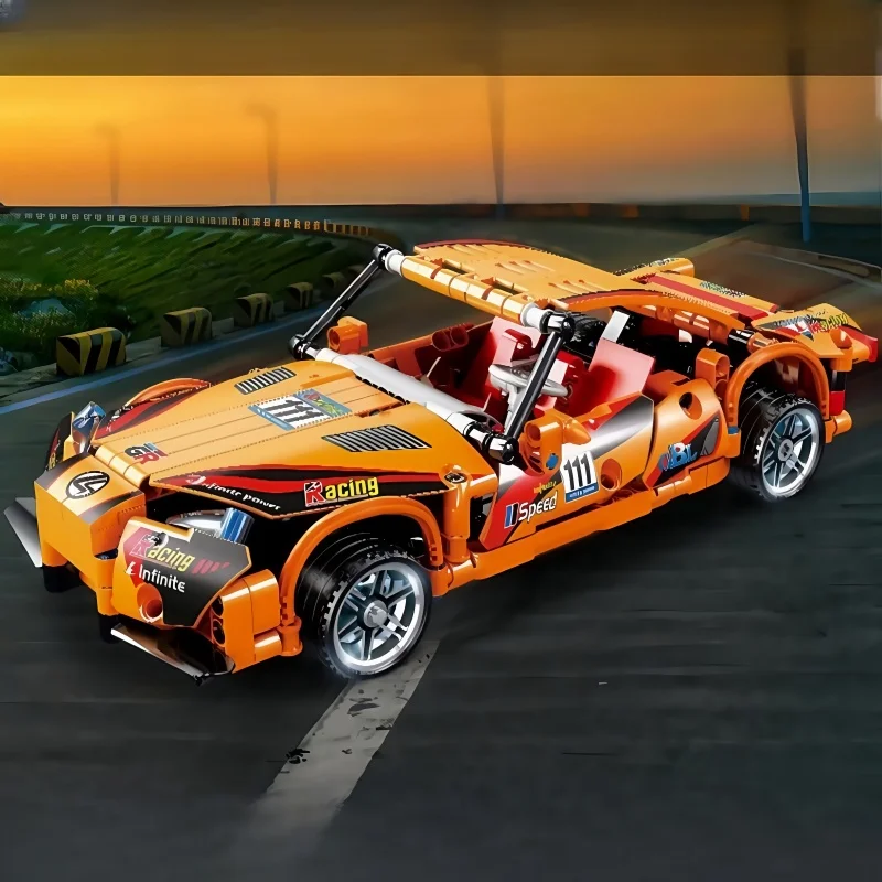 

Vehicle Sports Cars Building Blocks Toys-Assemble Racing Puzzle Toys,Favorite Toy for Boy,Perfect Gift for Birthday,Holiday Gift