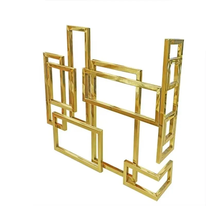 Stainless Steel Sofa Decorative Frame Handle Chair Golden Luxury Design