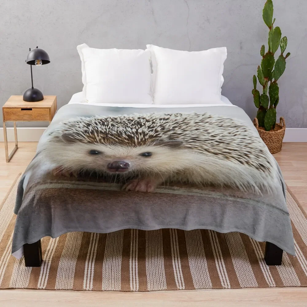 

Hedgehog Throw Blanket Multi Purpose Soft Warm Blanket for Home Travel
