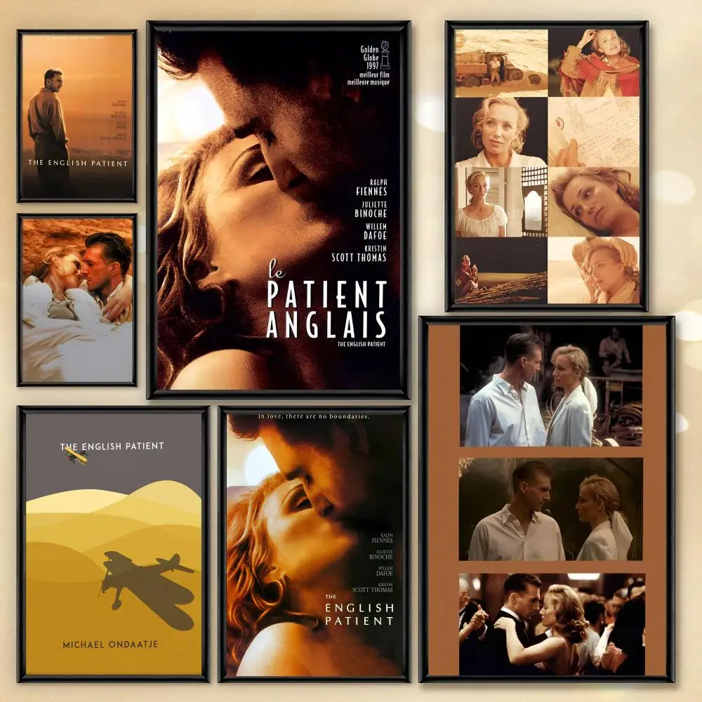 ملصق الفيلم الكلاسيكي للمريض الإنجليزي عالي الدقة أنيمي موضوع ساخن المغني/OST/فيلم مقاوم للماء ذاتي اللصق ديكور المنزل #1