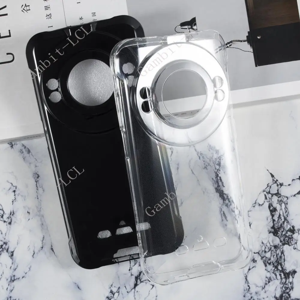 For Ulefone Power Armor 16 Pro Armor16Pro 5.93" Back Ring Holder Bracket Phone Case Soft Silicone TPU Original Shockproof