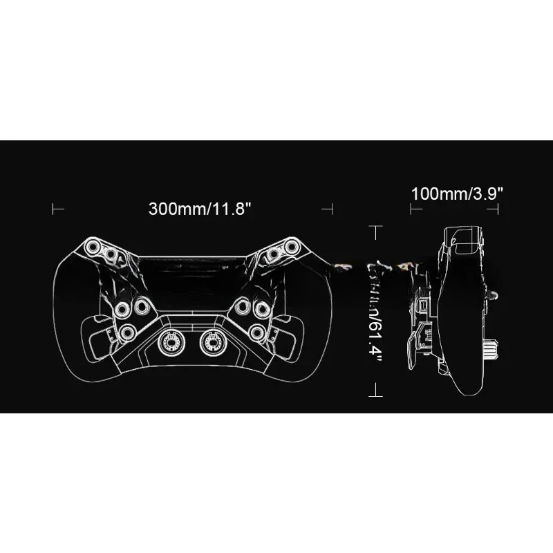 لعجلة قيادة سباق Simagic GT NEO ذات القابض المزدوج