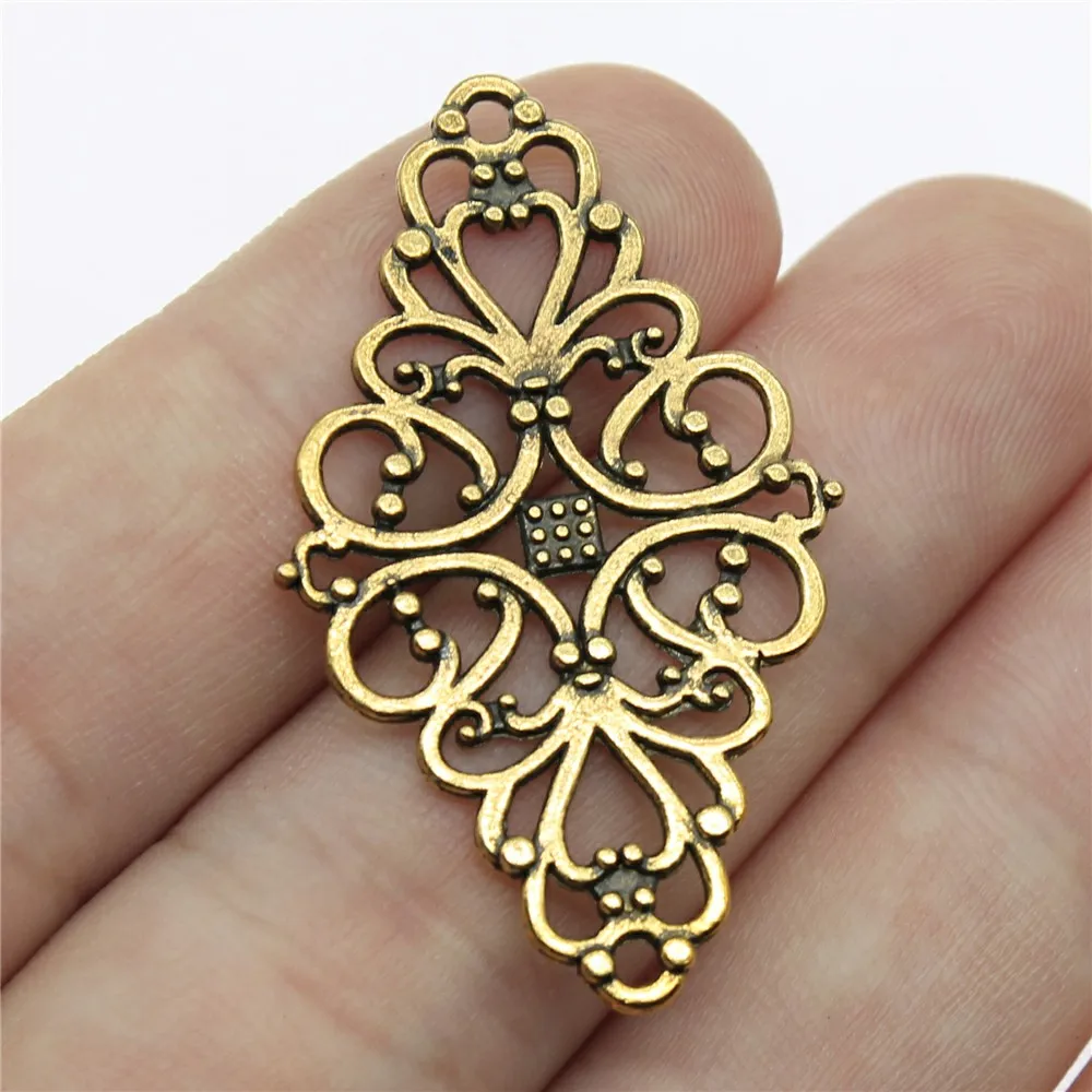 10 sztuk 3 kolorowe kwiaty złącze Charms złącze kwiat Charms dla tworzenia biżuterii złącze motyw do tworzenia bransoletek 25x41mm — zdjęcie 4